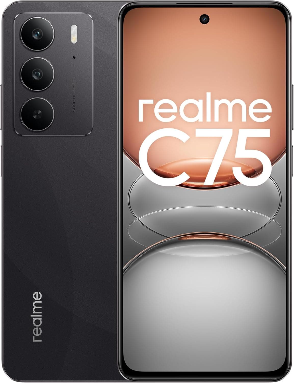 realme Smartphone C75 128 GB 8 GB Storm Black