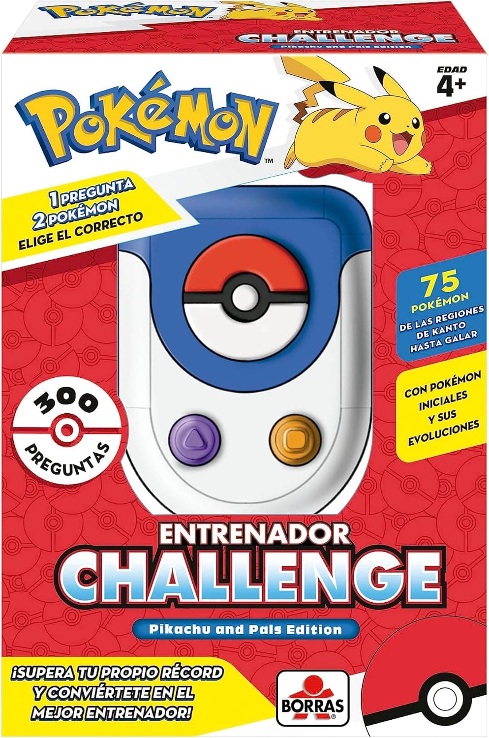BORRAS - Pokémon Treinador Challenge | Jogo eletrónico para crianças de adivinhança e estratégia, a partir de 4 anos (19828)
