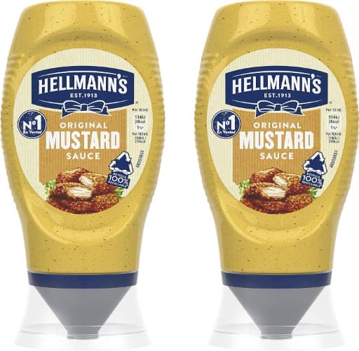 Hellmann'S Molho mostarda, 250 ml x 2