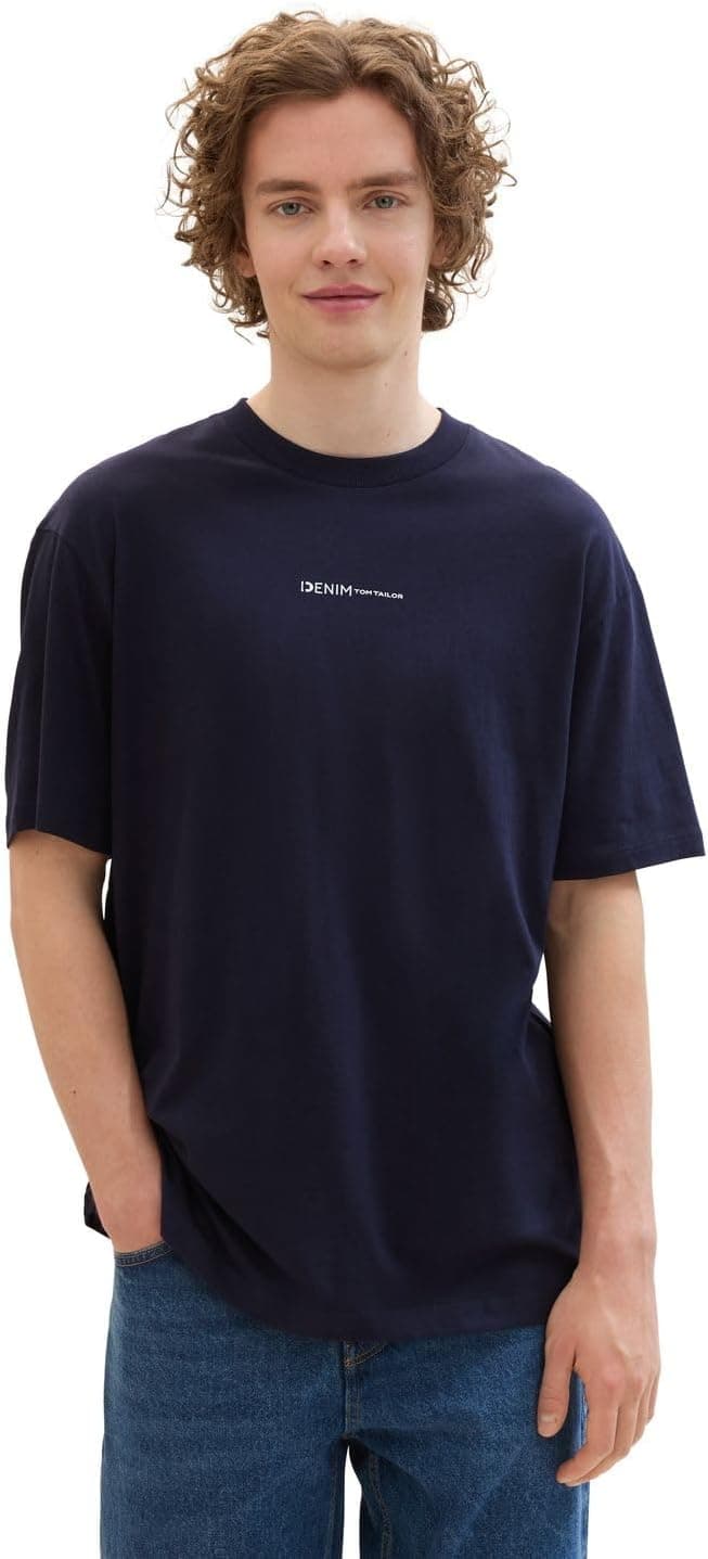 TOM TAILOR Denim T-shirt para homem