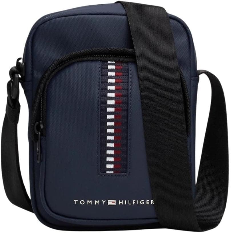 Tommy Hilfiger TH Corp Mini Reporter Am0am12727, mala de ombro, tamanho único