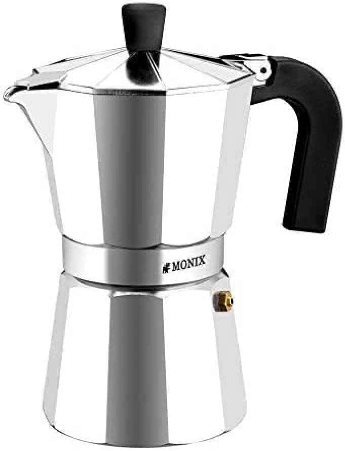 Monix Vitro Express, Cafeteira expresso de alumínio com revestimento antiaderente