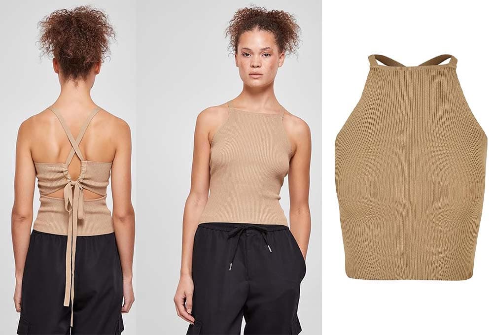 Urban Classics Top para mulher