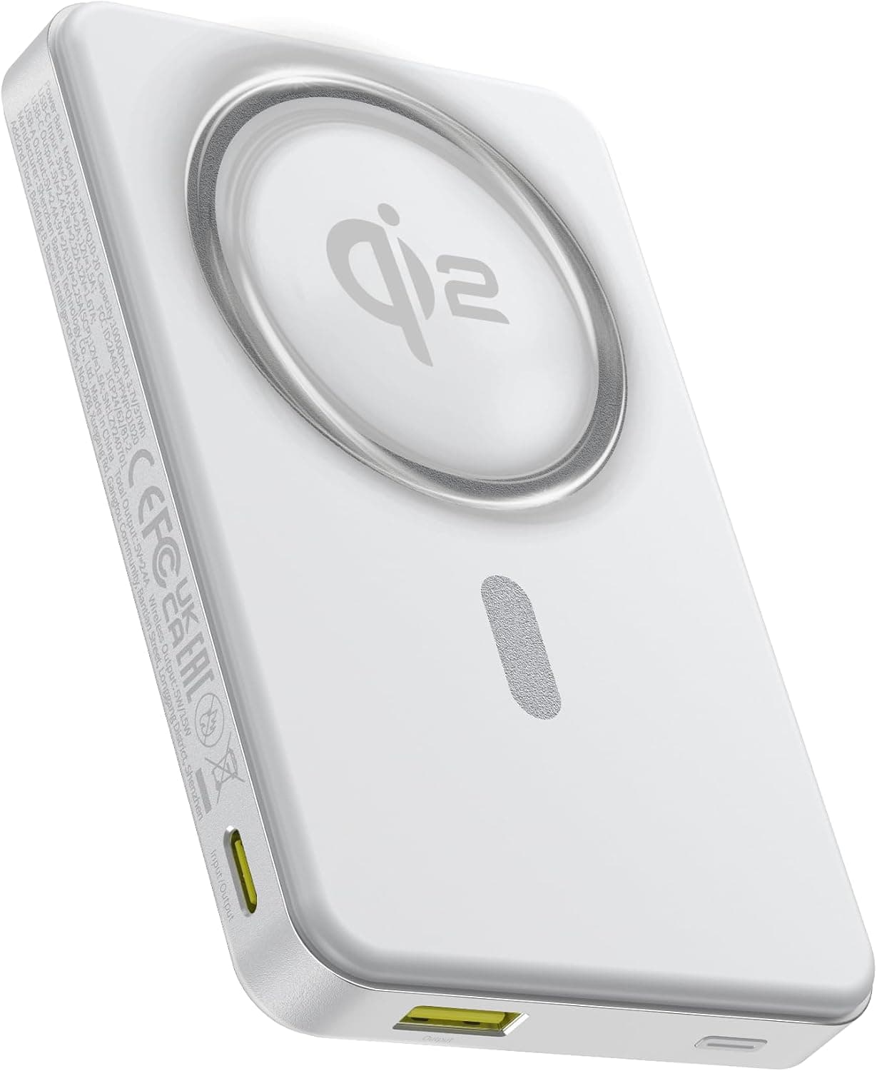 Baseus Qi2 Magsafe Power Bank 10000 mAh, bateria externa magnética sem fios, PD 22,5 W Power Bank USB-C carregamento rápido 