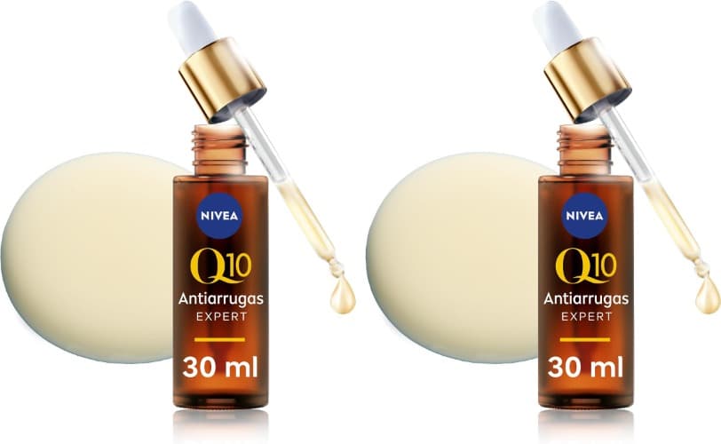 NIVEA Q10 Anti-rugas Expert Sérum de ação dupla, 30 ml x 2