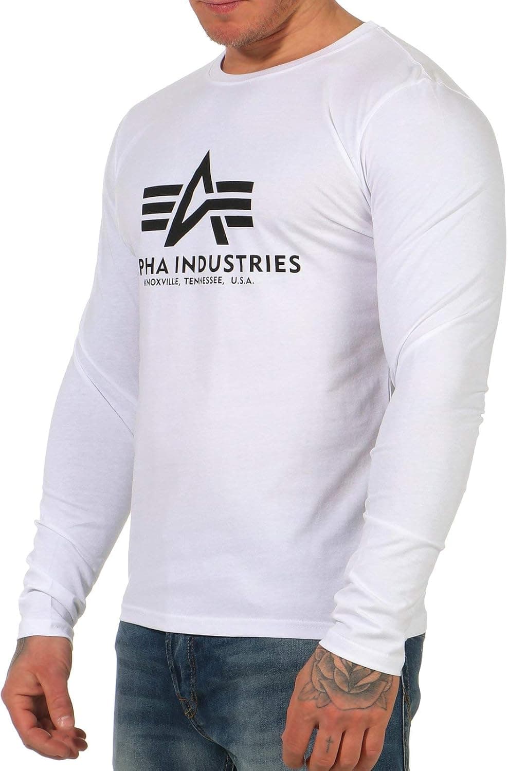ALPHA INDUSTRIES Basic T-LS T-shirt para homem