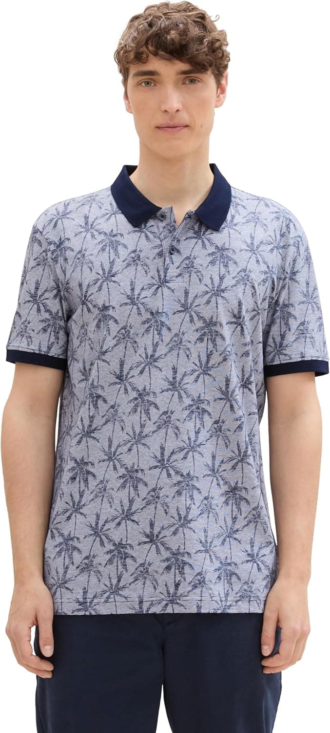 TOM TAILOR Denim Camisa polo para homem