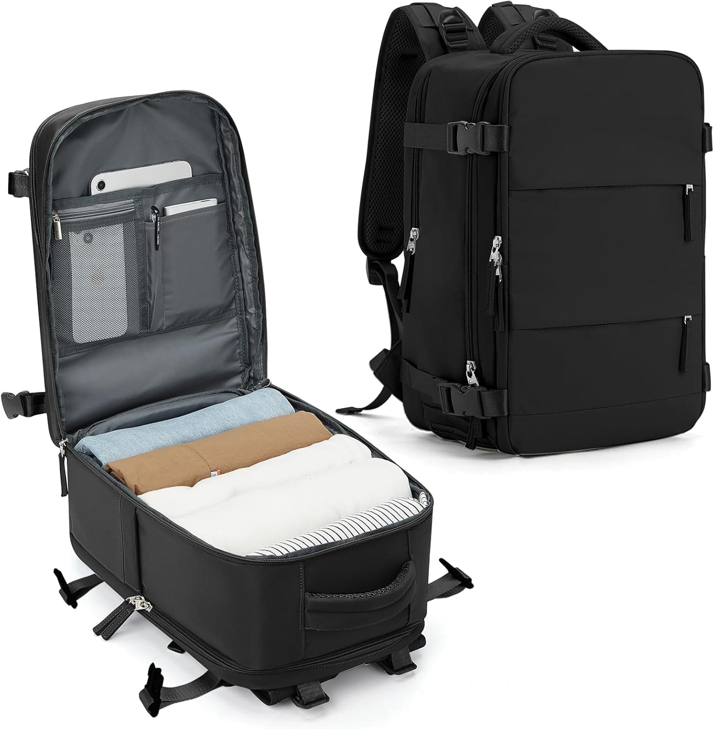 SZLX mochila de viagem para mulher, mochila de transporte, mochila de caminhada, mochila impermeável para desporto ao ar livre, mochila casual para a escola, bolsa para computador portátil