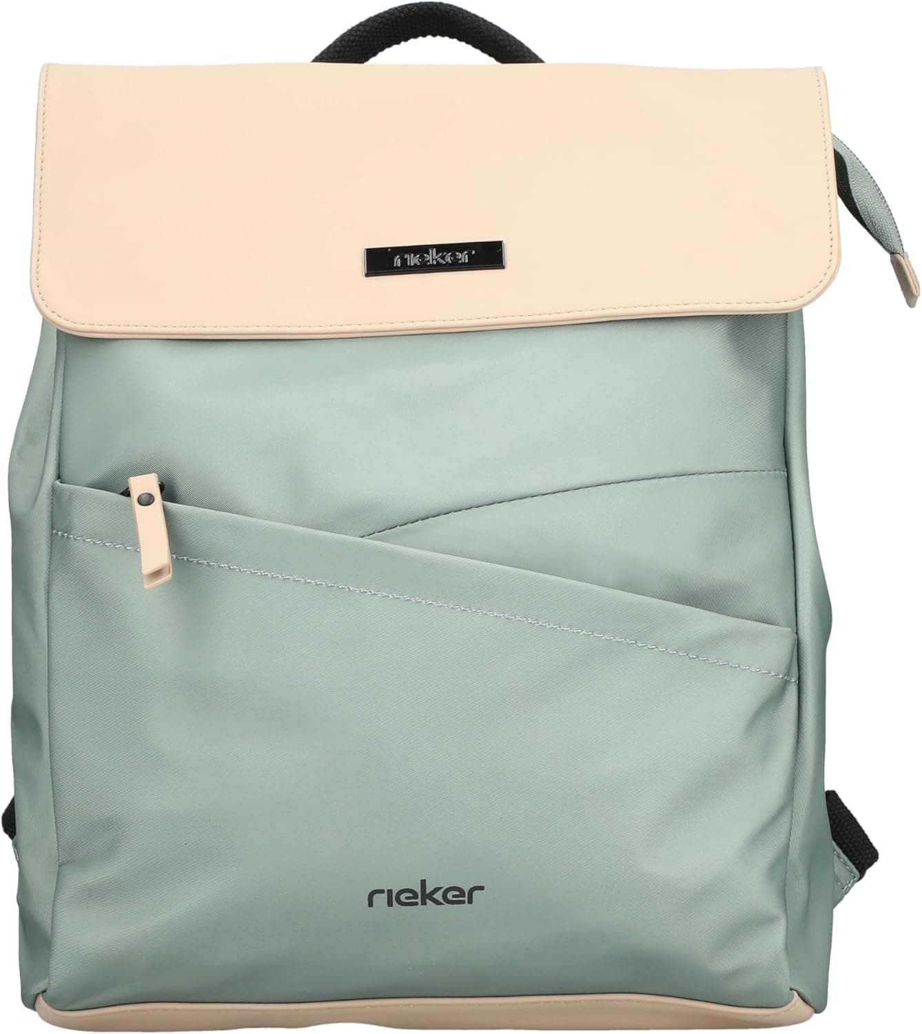 Rieker H1547, Mochila urbana para mulher, verde, S, verde
