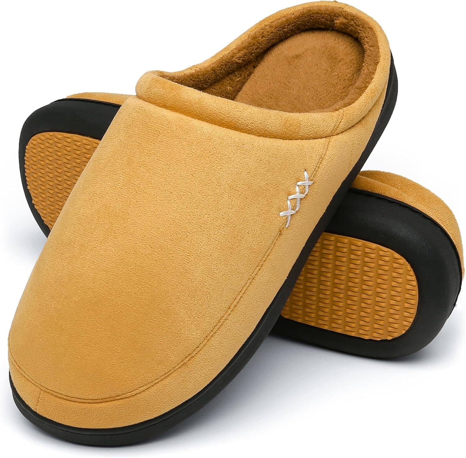Mishansha Pantufas de inverno unissexo com espuma de memória