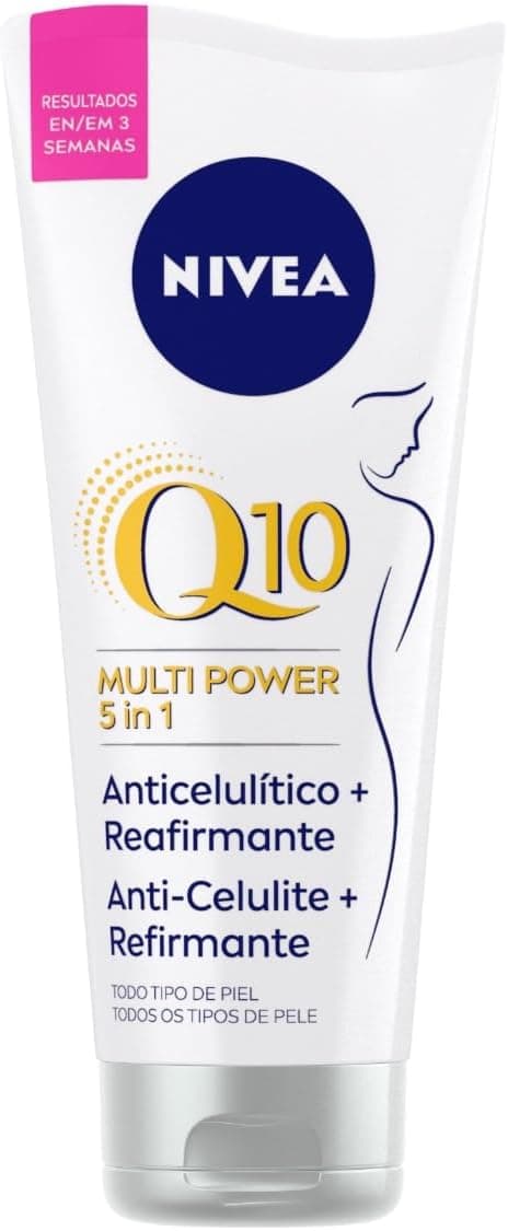 NIVEA Q10 Plus Gel-creme anticelulítico + reafirmante, para reduzir os sinais da celulite, cuidados corporais, 200 ml