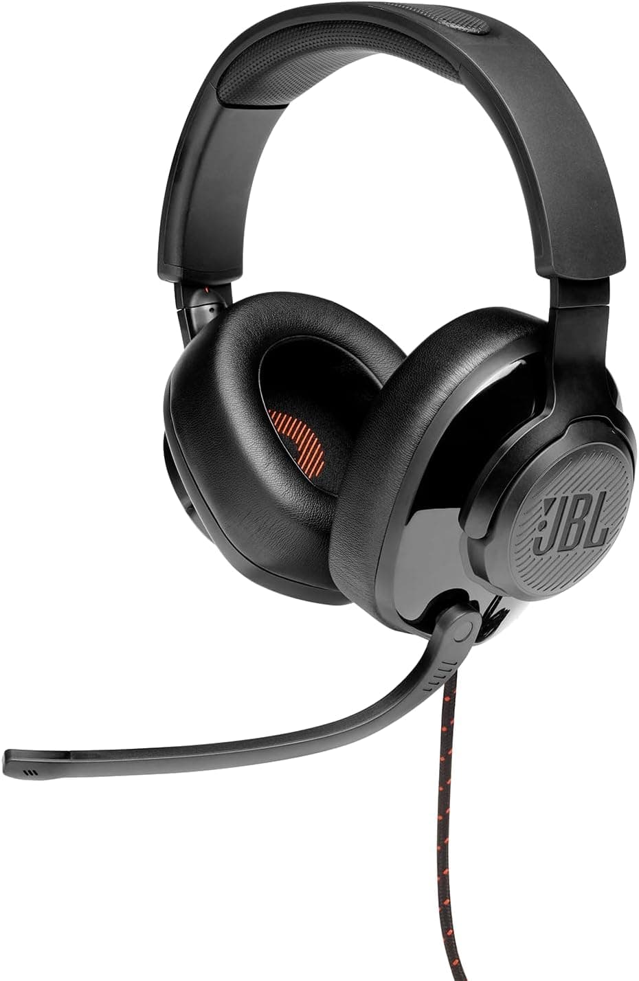 JBL Quantum 200 Auriculares para gamers com som QuantumSOUND e microfone, com um design atraente, compatível com várias plataformas