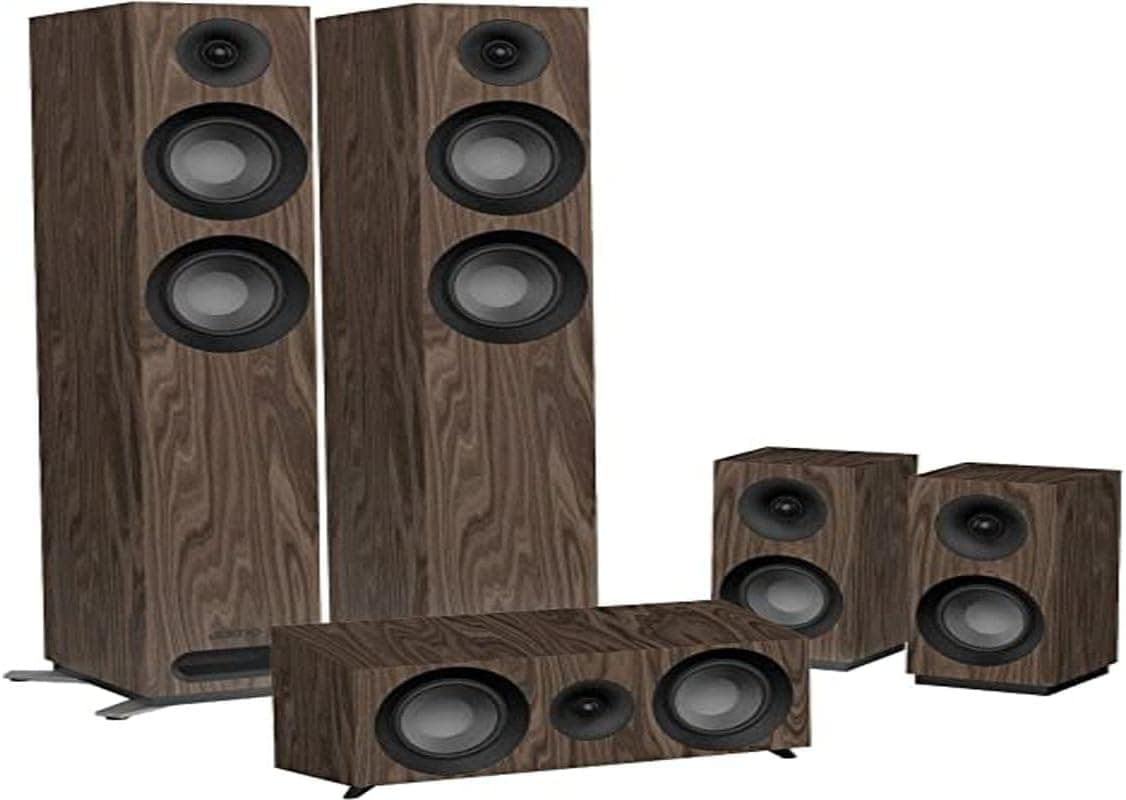 Jamo S 807 HCS Sistema Home Cinema, castanho