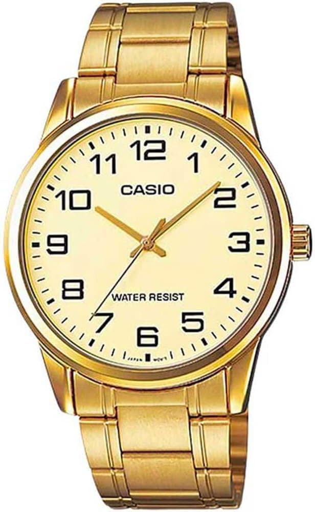 Casio Relógio de Pulso Homem Dourado 38mm (MTP-V001G-9BUDF)