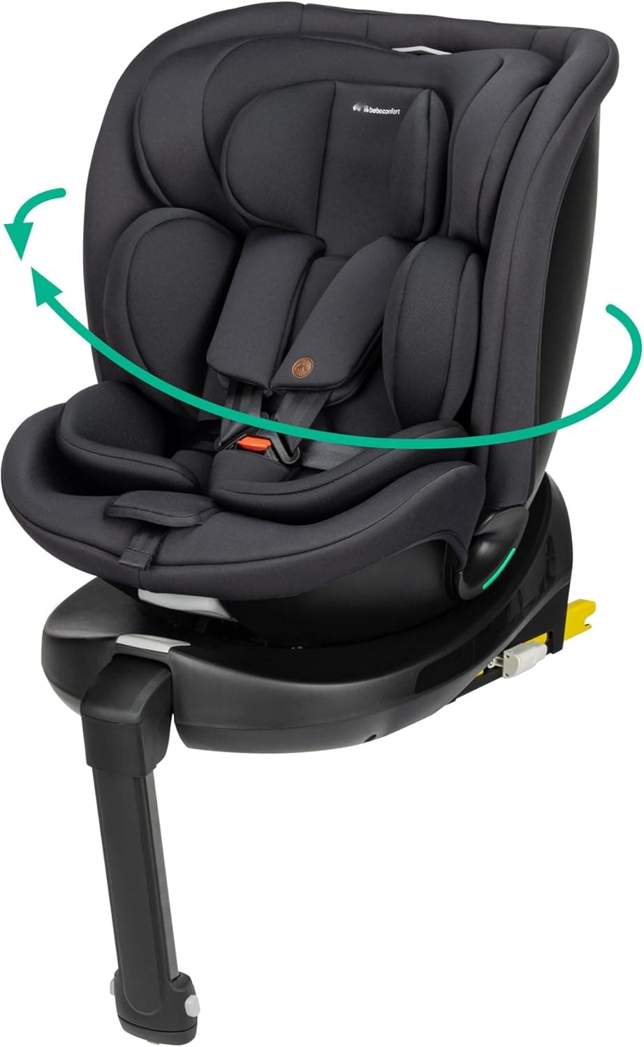 Bebeconfort RevolveFix Plus 360 i-Size | Cadeira auto rotativa ISOFIX dos 40 aos 150 cm com apoio de instalação e 8 posições de inclinação