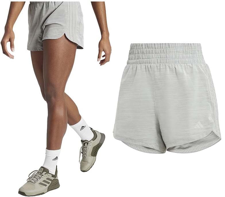 adidas Pacer Training 3-Stripes Woven High-Rise Shorts - Calções de mulher