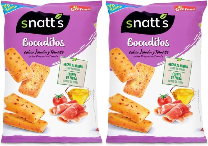 Snatt's Petite com presunto e tomate, 110 g