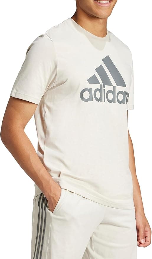adidas Essentials Single Jersey Big Logo T-shirt de manga curta para homem