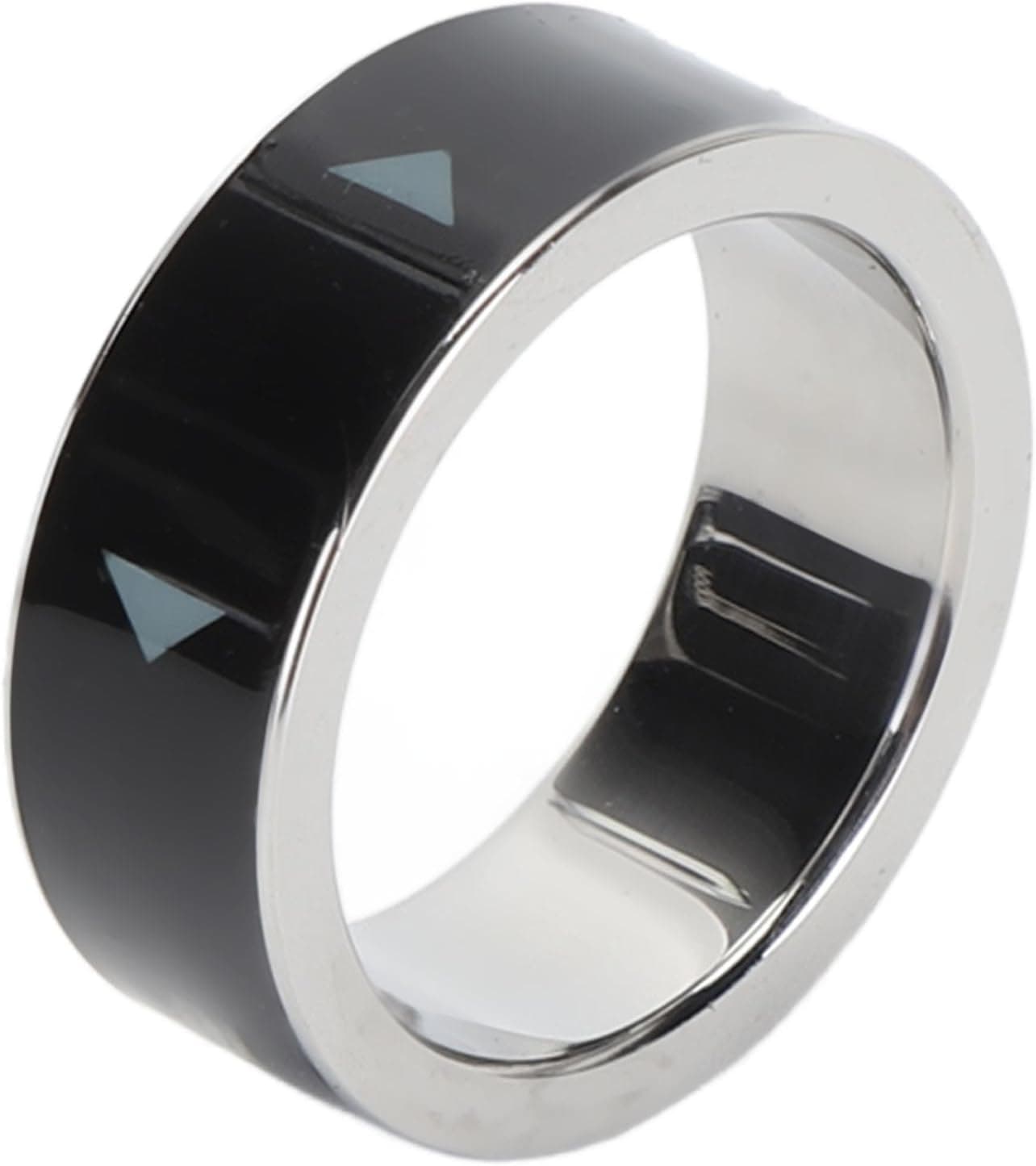 Anel inteligente, impermeável um clique foto página Turner anel, anel de deslocamento de carregamento magnético Bluetooth para TikTok, E-Reader (tamanho 17, 56 mm / 2,2