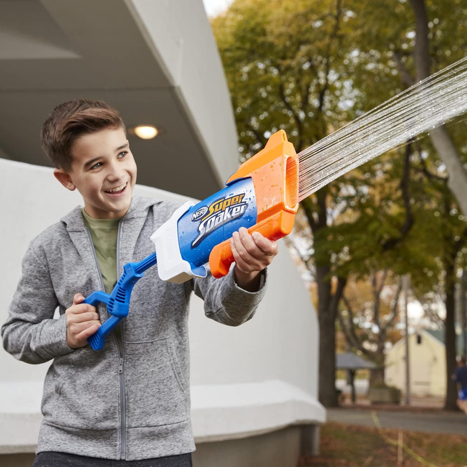 Super Soaker - Nerf Rainstorm-pistola de água encharcada, diversão ao ar livre para crianças, adolescentes e adultos, cor plástico (Hasbro F3890FF2)