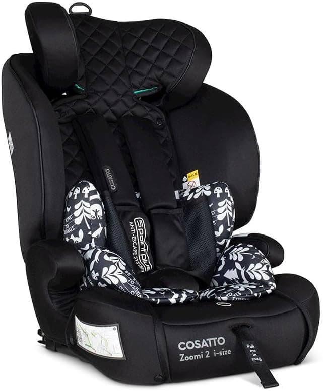 Cosatto Cadeira de carro grupo 1 2 3 Zoomi 2 - cadeira de carro iSize de 76 cm a 150 cm, Sillita para bebé carro Isofix com encosto de cabeça ajustável, proteção contra impactos laterais e fácil
