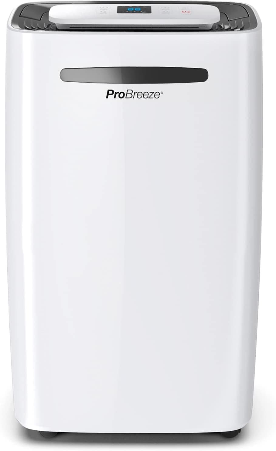 Pro Breeze Desumidificador 20 l, ecrã digital, drenagem contínua, portátil, com 4 modos de utilização, temporizador e secador de roupa