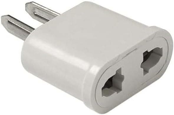 Adaptador de corrente de tipo E (UE) para tipo A (EUA), com capacidade de 250 V e 10 A viajar e conectar dispositivos elétricos.