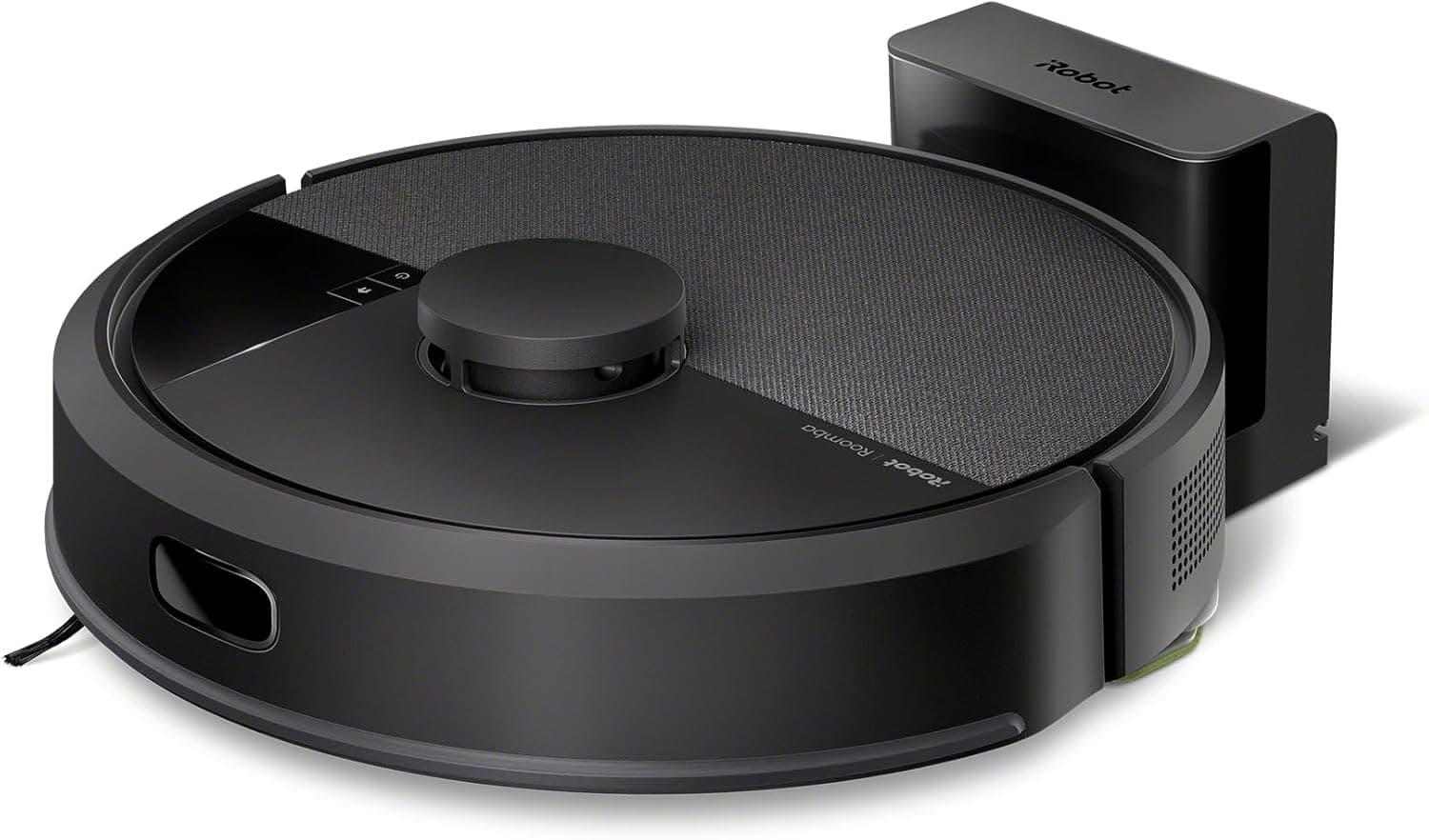 iRobot Roomba 105 Combo, aspirador e esfrega, Clearview LiDAR mapeamento inteligente, 7000 Pa, 120 mins, 4 fases, SmartScrub, evita obstáculos, zonas de exclusão, recarga e retoma, App, 3 modos de limpeza