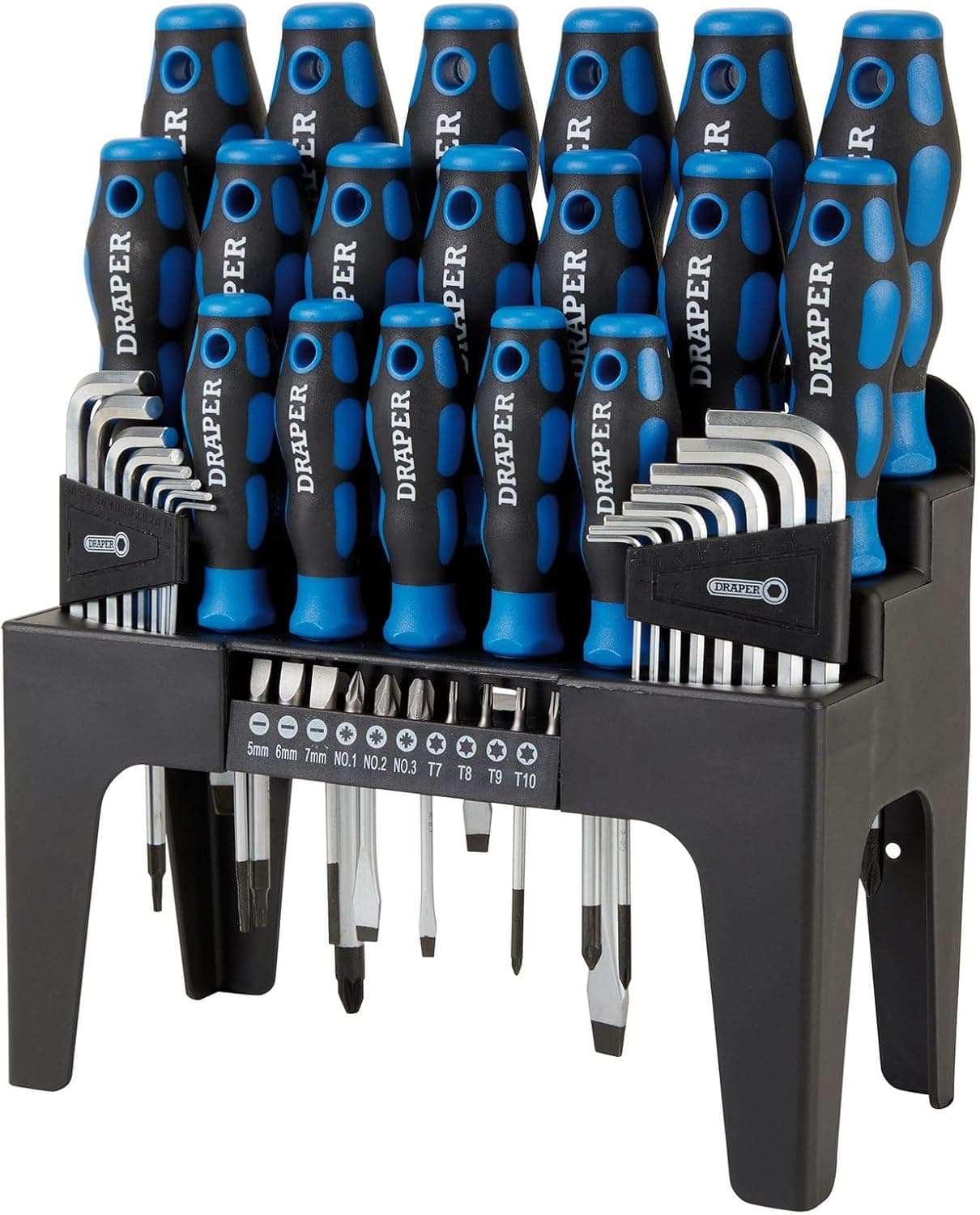 Draper 865/44 - 44 peças de chave de fenda de precisão hexagonal e conjunto de bits