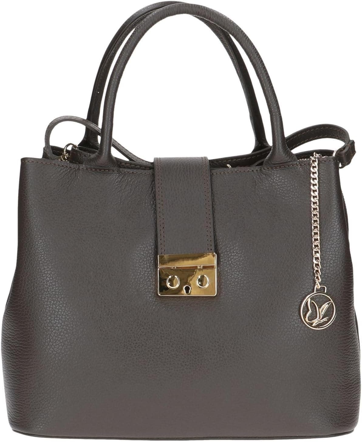 CAPRICE Mala de mulher 9-61006-42, bolsa de ombro, Dk Brown Nappa, Dk Brown Nappa