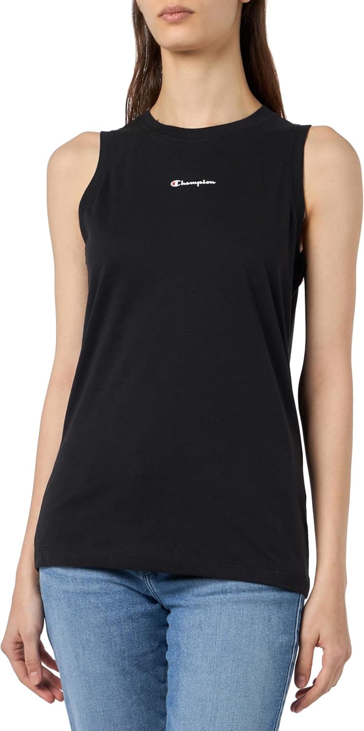 Champion Legacy Icons W-Small Script Logo Top para mulher