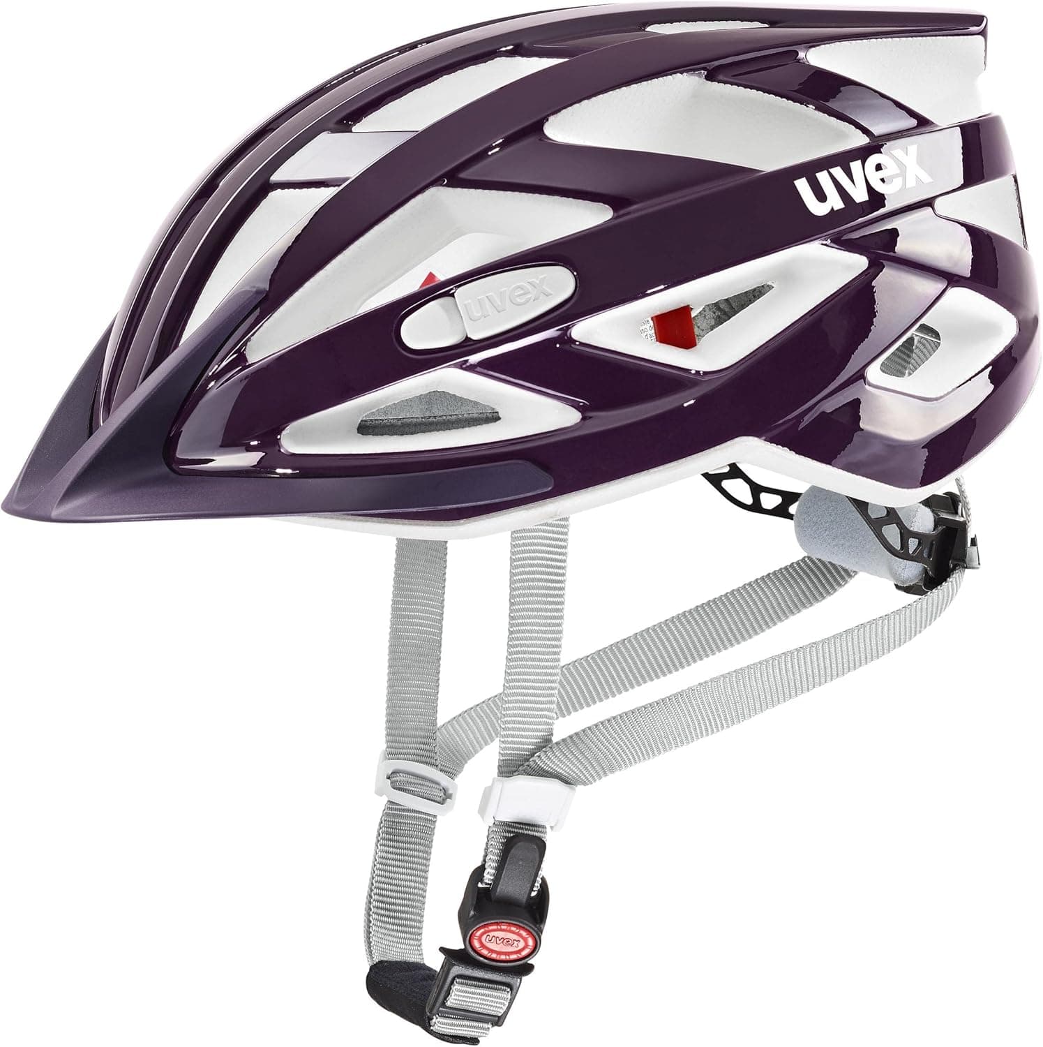 uvex i-vo 3D, capacete todo-o-terreno leve unissexo, ajuste de tamanho individualizado, luz LED opcional, prestige, 56 - 60 cm