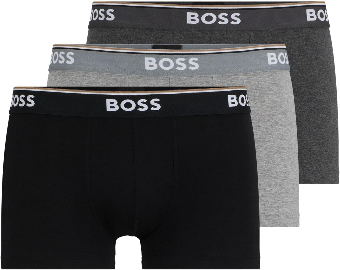 BOSS Boxers para homem, pack de 3
