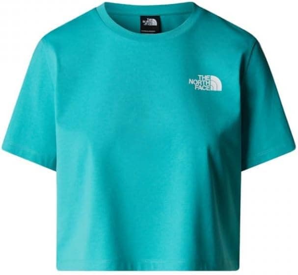 THE NORTH FACE W Simple Dome Cropped Slim T-shirt para mulher