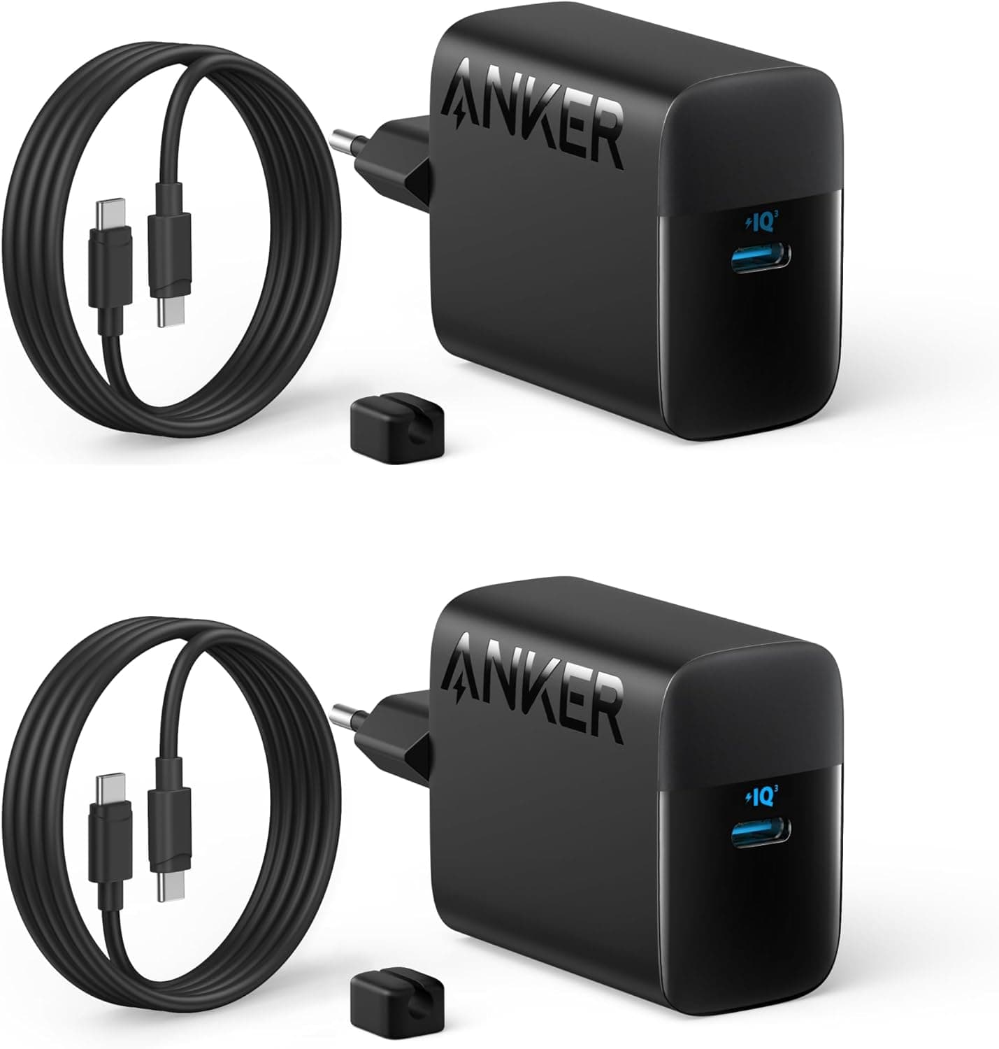 Anker Carregador super rápido USB-C de 45 W, carregador com cabo USB-C compatível com carregamento rápido PPS