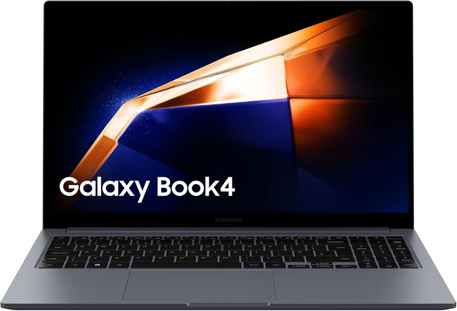 Samsung Galaxy Book4, Computador portátil ultrafino de 15,6", Full HD LED, Intel Core 7-150U, 16 GB RAM, 512 GB SSD, Intel Graphics, Windows 11 Home, cinzento, teclado QWERTY espanhol
