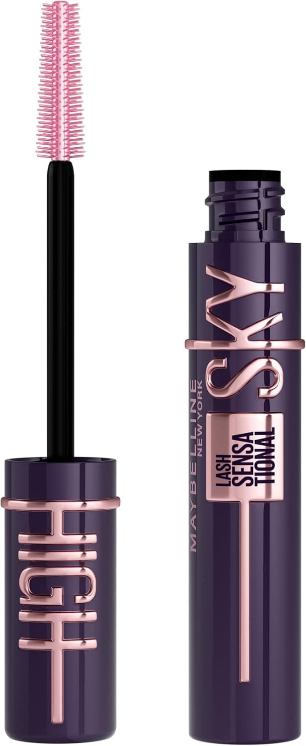 Maybelline New York, máscara de pestanas Lash Sensational Sky High, volume e comprimento, tom Cherry Sky, 7,2 ml