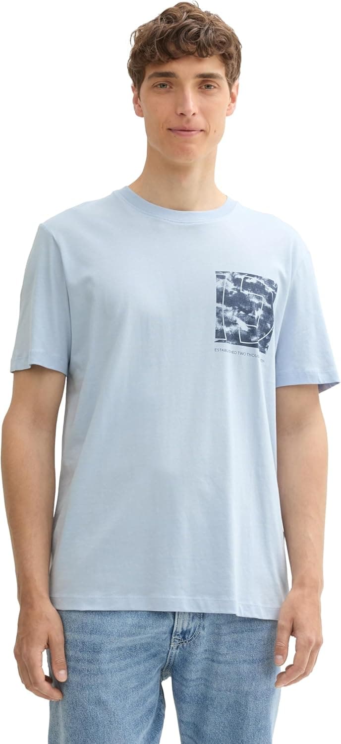 TOM TAILOR Denim T-shirt para homem