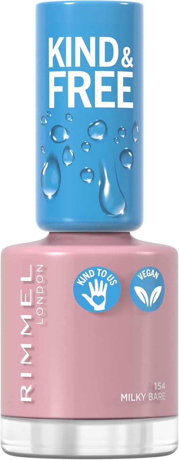 Rimmel Kind & Free verniz de unhas, tom 154 Milky Bare, 8 ml