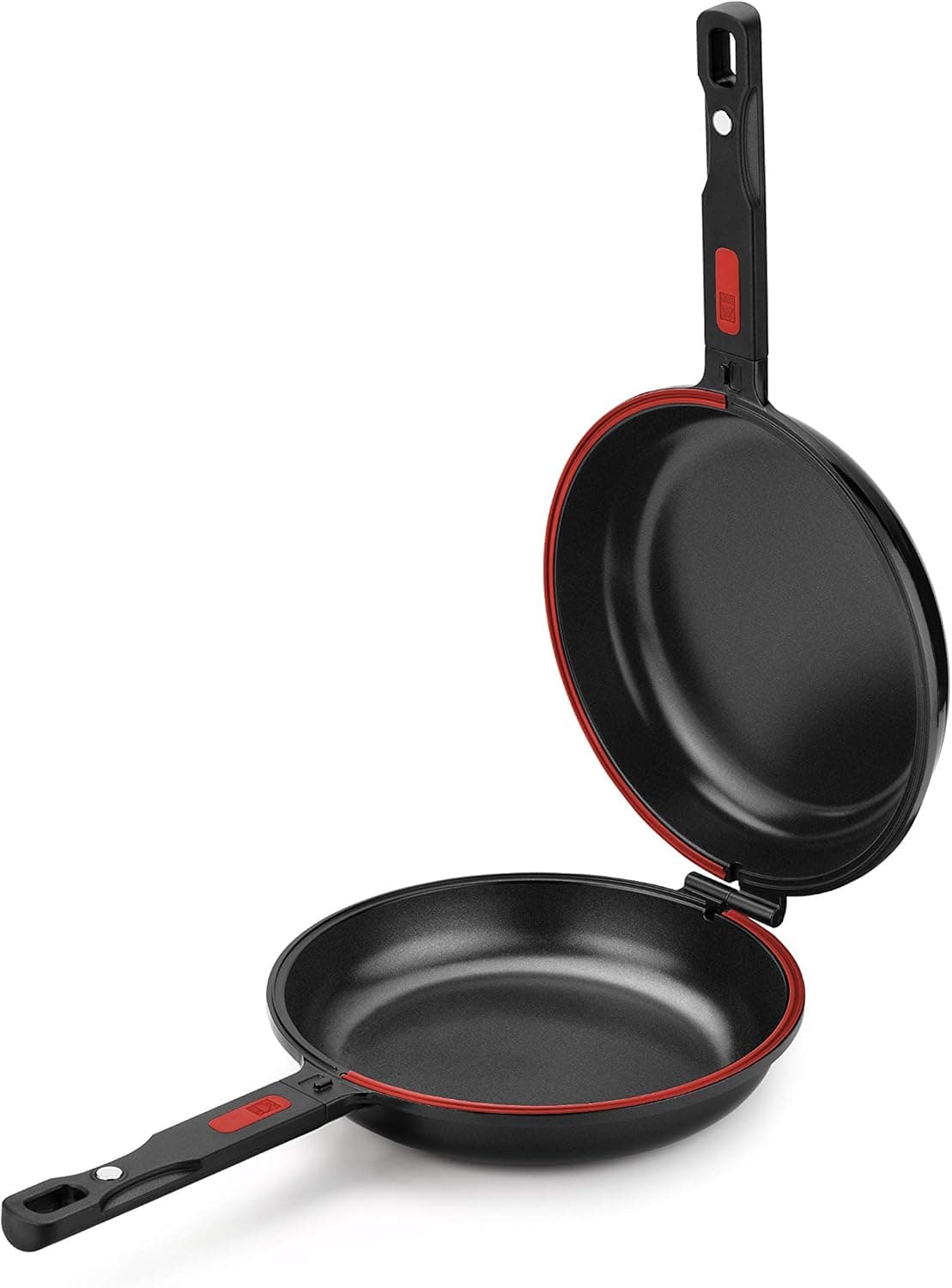 BRA Dupla Premiere Frigideira dupla, para tortilhas, de alumínio fundido com antiaderente, adequada para todas as formas de cozinhar, adequada para placas de vitrocerâmica