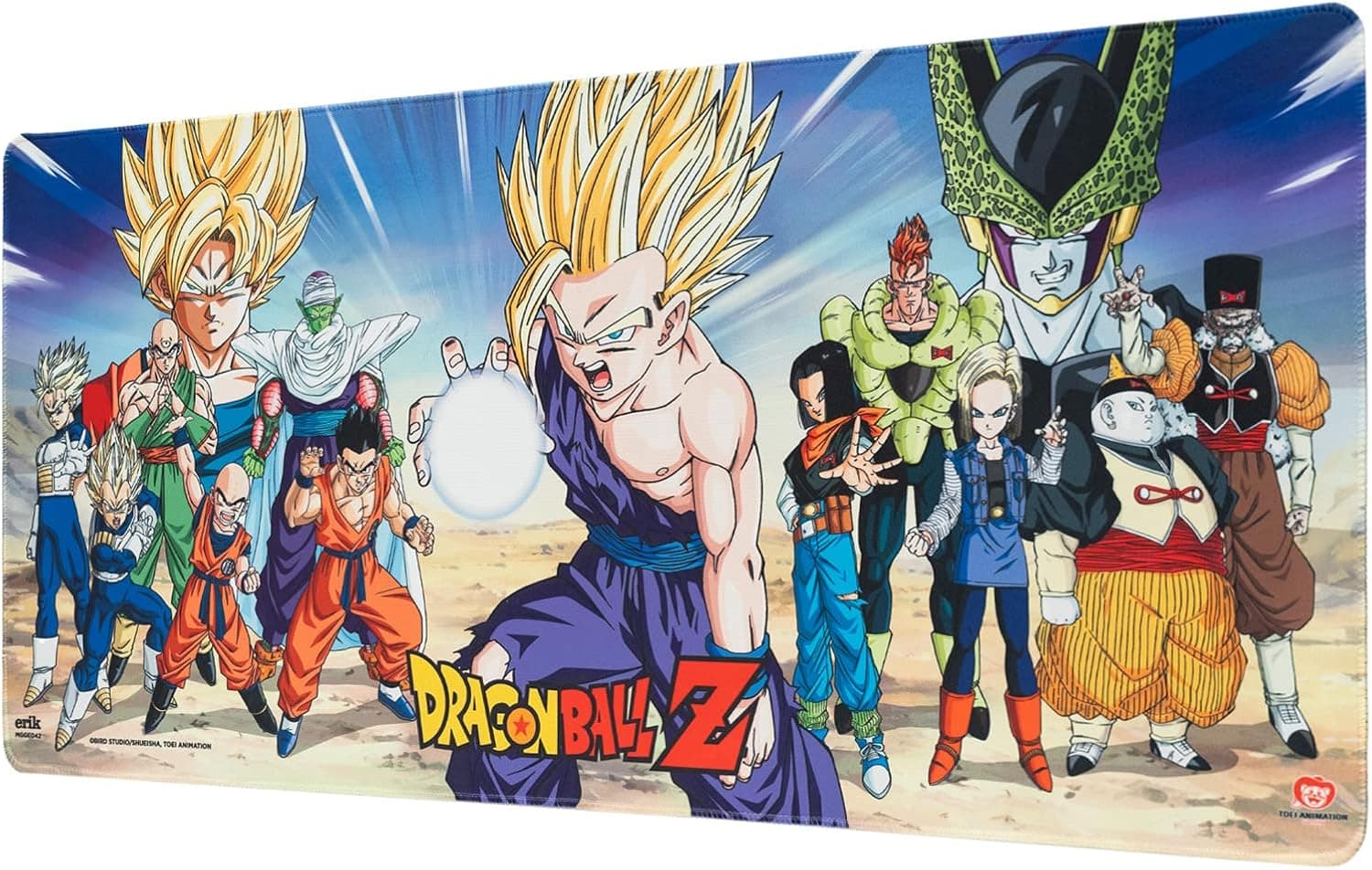 Tapete de rato XXL Dragon Ball SUPER manga - tapete de secretária (Mouse pad XXL: Protetor de mesa) | Acessórios gaming - tapete de secretária: Tapete de secretária impermeável e antiderrapante