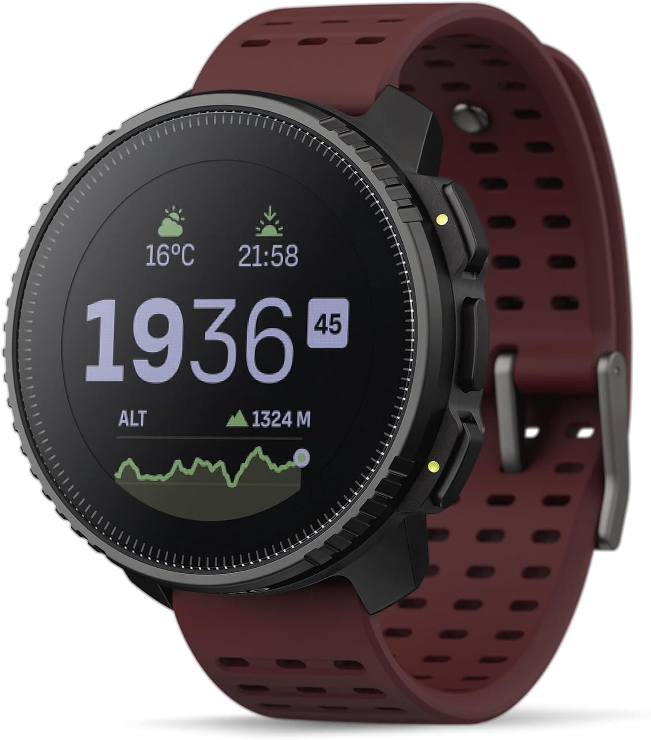 SUUNTO Relógio desportivo vertical - Smartwatch GPS, GPS de dupla frequência, mapas sem conexão gratuitos, autonomia de até 50 dias, capa resistente militarmente, resistente à água até 100 m