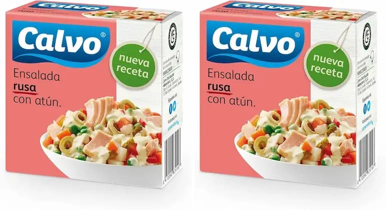 Calvo Salada russa com atum, 150g x 2