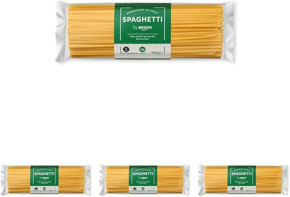 by Amazon Spaghetti, 500 g (embalagem de 4)