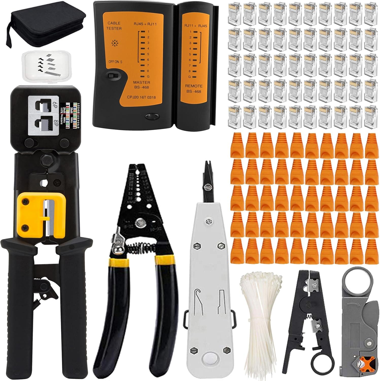 MAYLINE RJ45 RJ1111 - Verificador de rede (kit de ferramentas de reparação de computador Net)