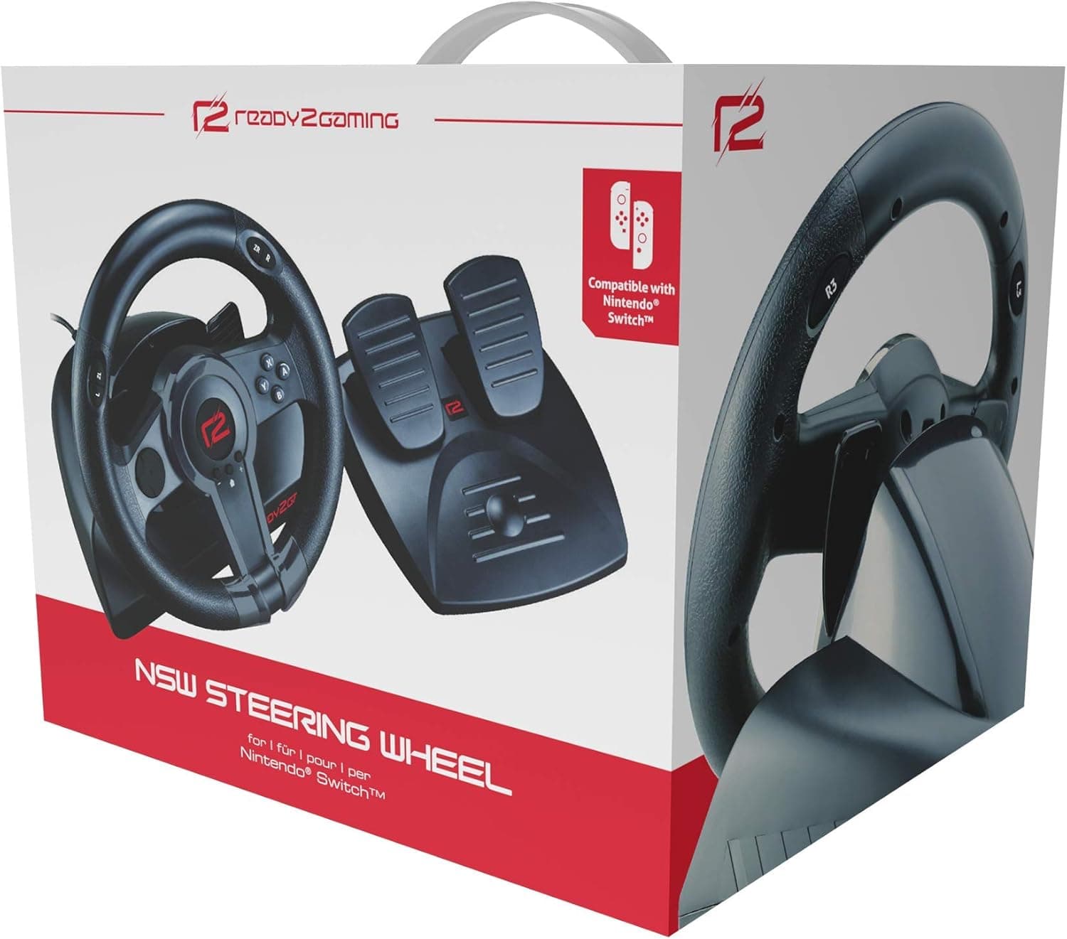 Ready2gaming -Nintendo Switch Racing Wheel Videogames, multicolorido (674928)