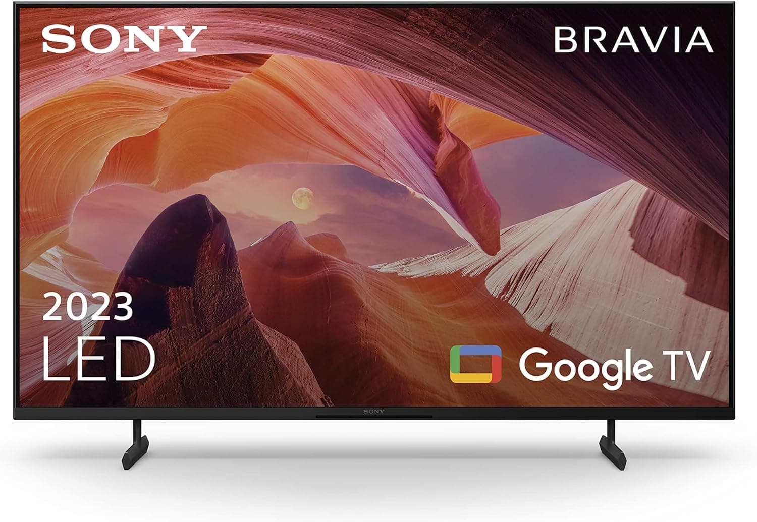 Sony Bravia 43 x 80 L Smart TV 43" com 4K HDR, processador X1, Google TV, Dolby Vision e Atmos, assistentes de voz Google e Alexa, funções ecológicas, Bluetooth, Chromecast incorporado, 43 polegadas 