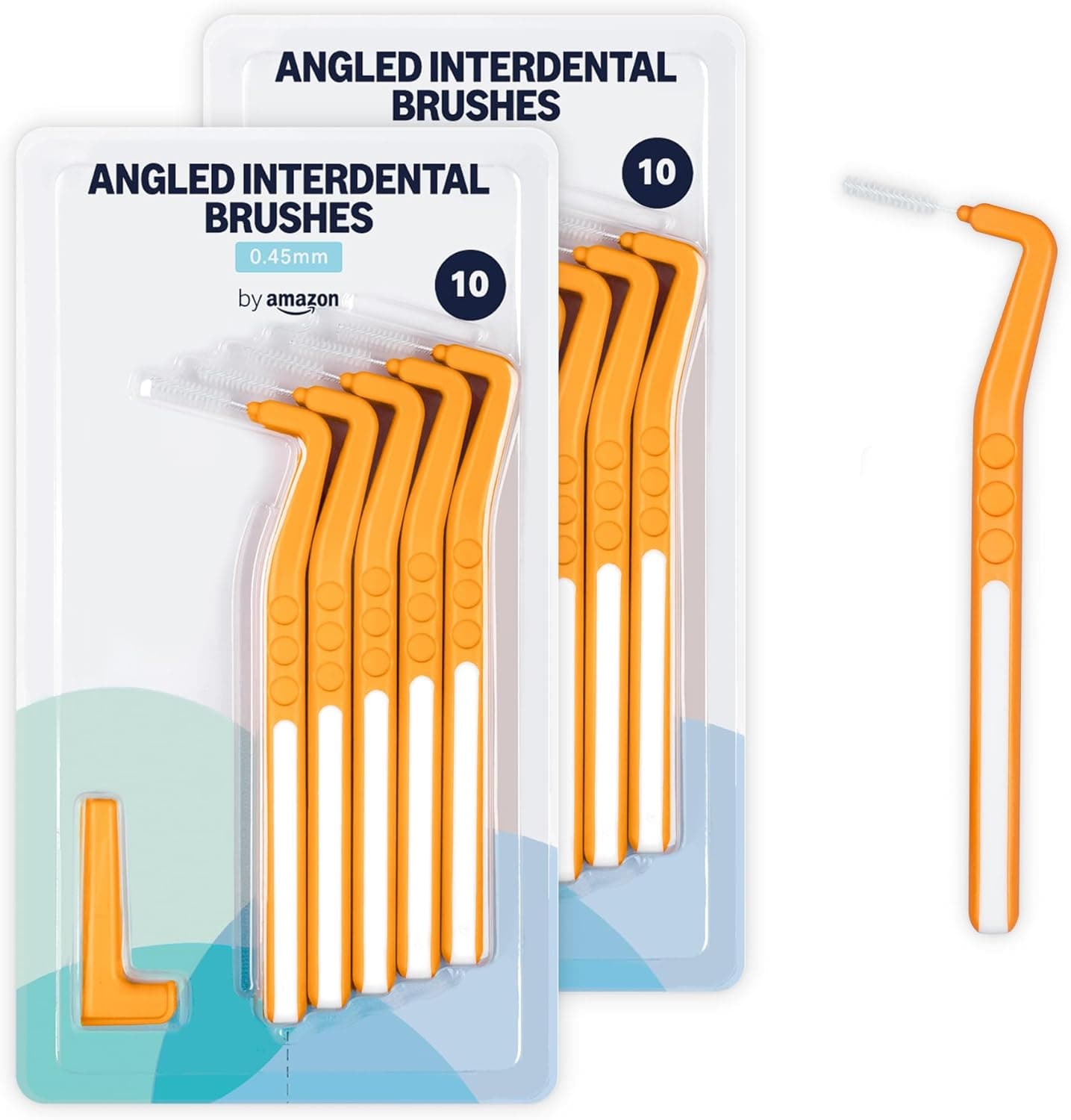 By Amazon Cepillo Interdental | Escova interdental em ângulo médio 0,45 mm 20 unidades