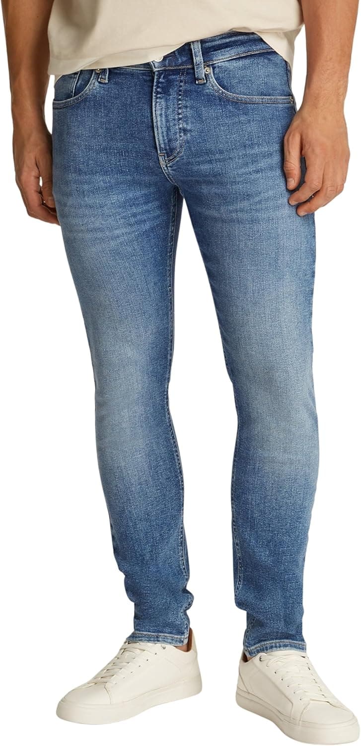 Calvin Klein Ceñido | Calças de ganga slim fit para homem