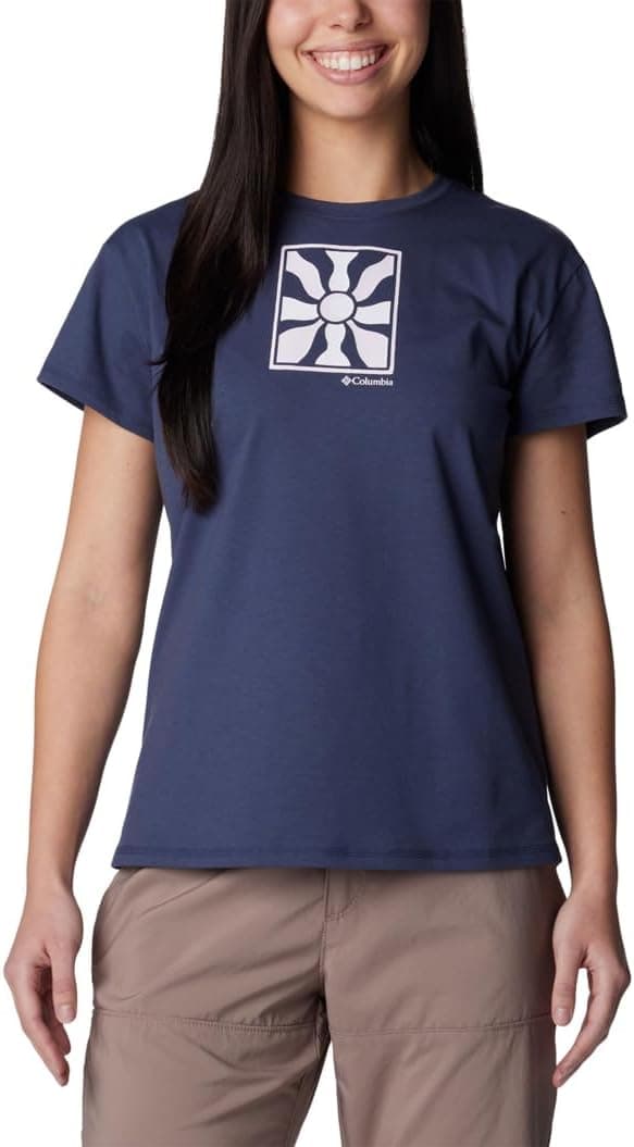 T-shirt Técnica de Manga Curta Columbia Sun Trek SS Graphic Mulher